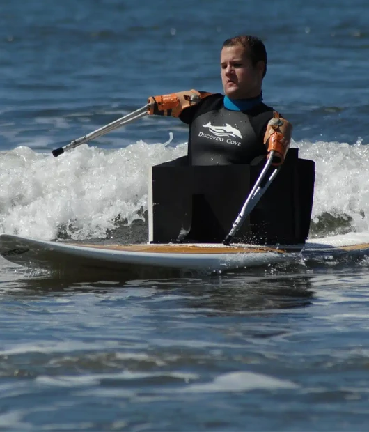 Marcos Rossi en kayak