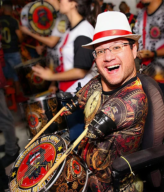 Marcos Rossi en evento brasileño